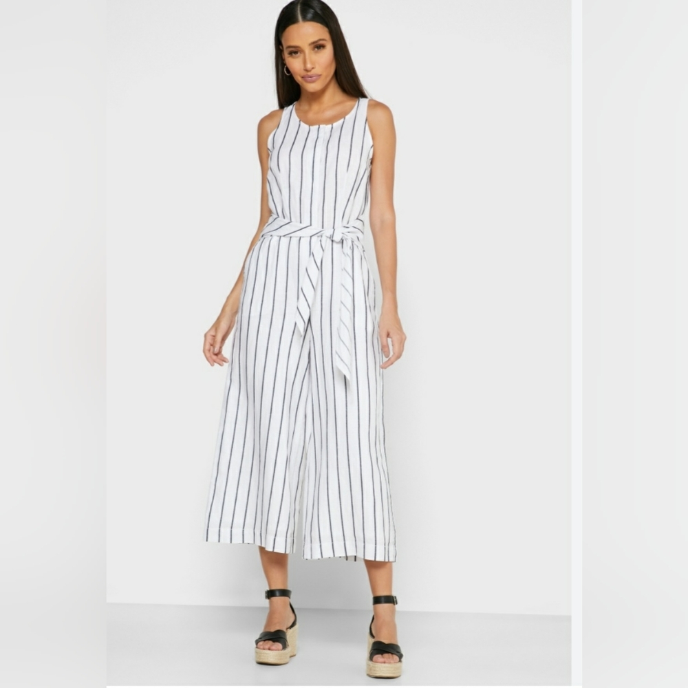 Banana Republic New with Tags Stripped Jumpsuit**